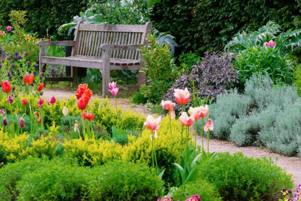 23404644_english-garden-with-a-walk-path-leading-to-empty-bench-square-composition